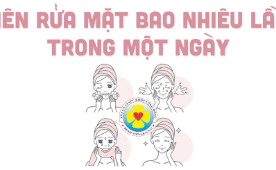 Nên rửa mặt bao nhiêu lần trong một ngày